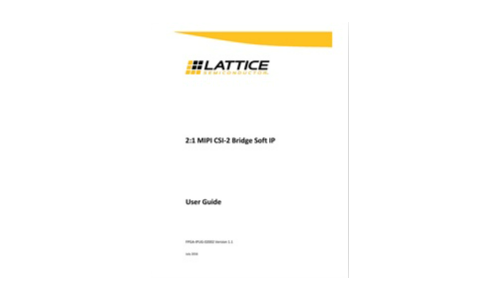 2:1 MIPI CSI-2 Bridge Soft IP