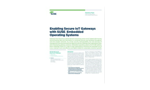 Enabling Secure IoT Gateways with Embedded Operating Systems