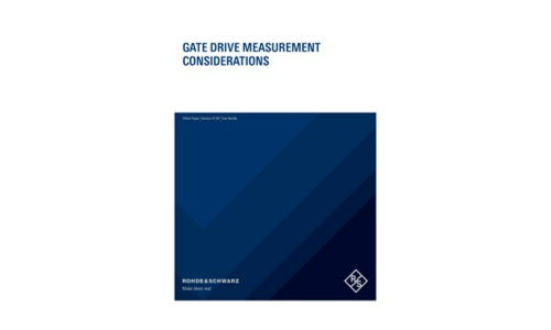 Gate Drive Measurement Considerations
