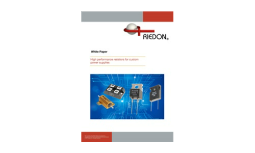 High performance resistors for custom power supplies