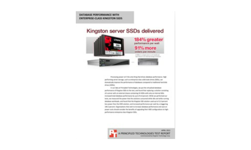 Kingston Server SSDs Delivered