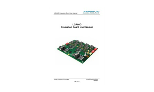 LGA80D Evaluation Board User Manual