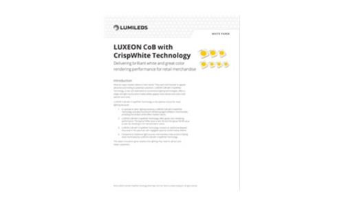 LUXEON CoB with CrispWhite Technology