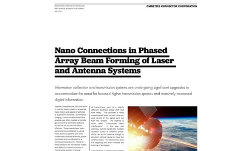 Nano Connections in Phased Array Beam Forming of Laser and Antenna Systems