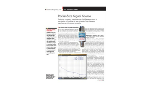 Pocket-Size Signal Source