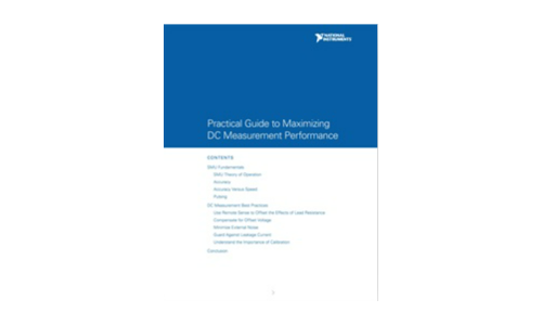 Practical Guide to Maximizing DC Measurement Performance