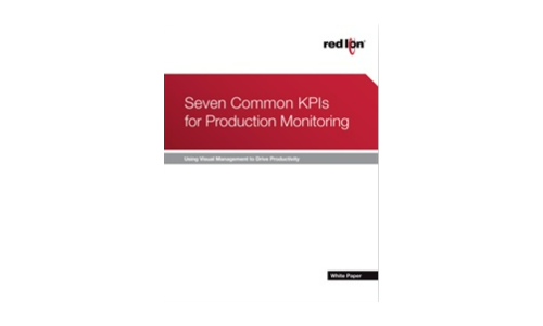 Seven Common KPIs for Production Monitoring