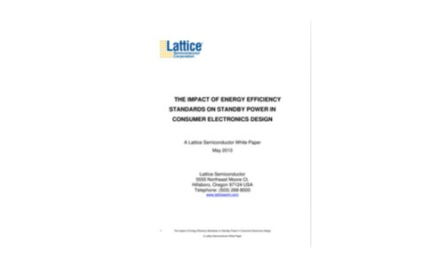 THE IMPACT OF ENERGY EFFICIENCY STANDARDS ON STANDBY POWER IN CONSUMER ELECTRONICS DESIGN